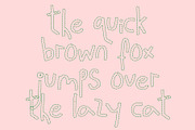 CS Miska Dashed, a Handwritten Font by Craft Supply Co. (Thumbnail 4 of 8)