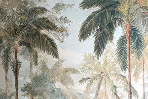 Enchanting Rainforest Wallpaper, a Decorative Illustration by Virgo Studio