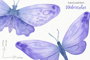 Watercolor Butterfly ClipArt, an Animal Illustration by OllyKo Art (Thumbnail 6 of 7)
