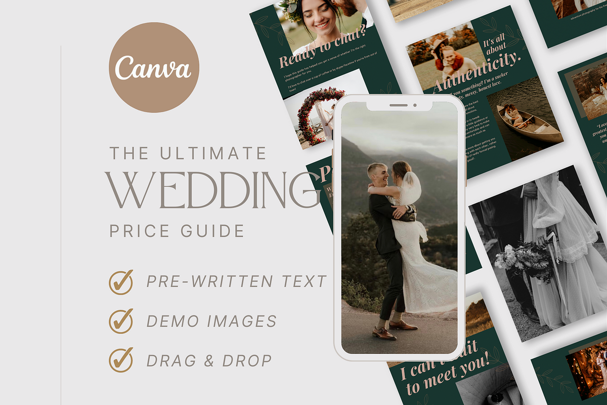 TEAL Wedding Photography Guide, a Magazine Template by Signature Edits (Photo 7 of 11)