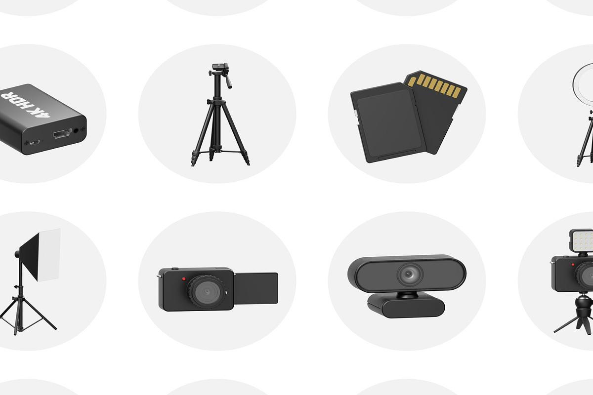Content Creation Equipment 3D Icon, an Object 3D Model by Creative Perspective (Photo 6 of 6)
