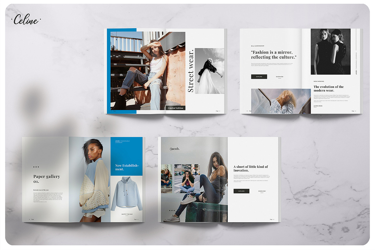 JACOB Fashionable Lookbook, a Magazine Template by Celine Studio (Photo 4 of 9)