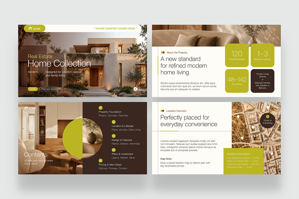 Real Estate Presentation Template, a Presentation Template by BrandPacks (Photo 2 of 7)