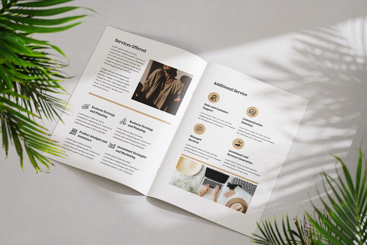 Minimal Business Brochure, a Brochure Template by SmmrDesign (Photo 4 of 9)
