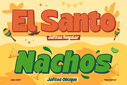 Jafitos - Food Display Font, a Sans Serif Font by Burntilldead (Thumbnail 4 of 12)