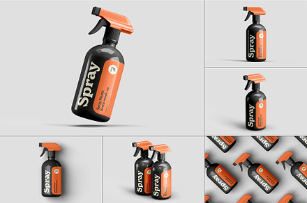 Spray Bottle Mock-up