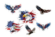 American Eagle Patriotic flag 4 July, a Graphic by VetalStock (Thumbnail 1 of 11)