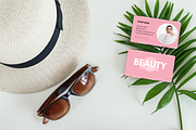 Pink Business Card Template, a Business Card Template by SunshineStudioBoutique (Thumbnail 4 of 9)