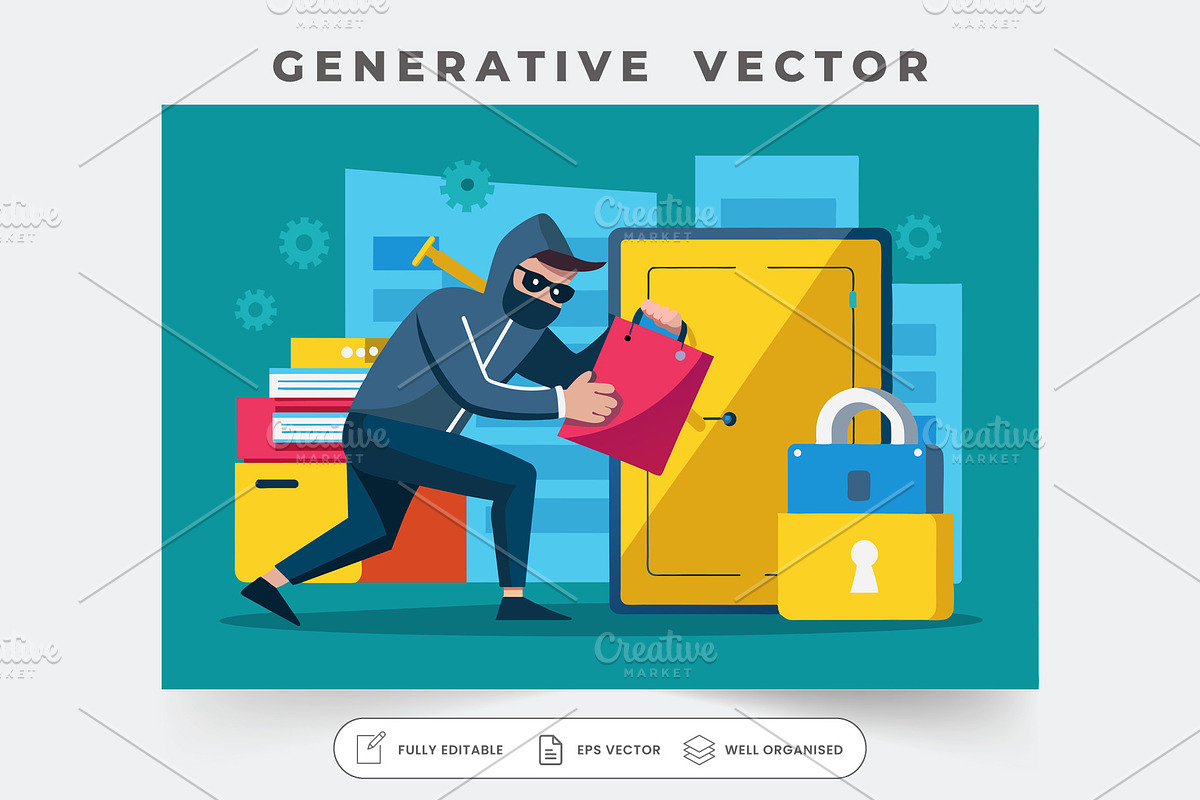 A hacker uses tools to infiltrate a, a Graphic by Iftikhar Alam