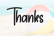Ball Beach | Script Font, a Handwritten Font by Scratchones (Thumbnail 8 of 8)