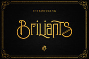 Briliants + Bonus, a Blackletter Font by Rvq Type Foundry (Thumbnail 1 of 6)