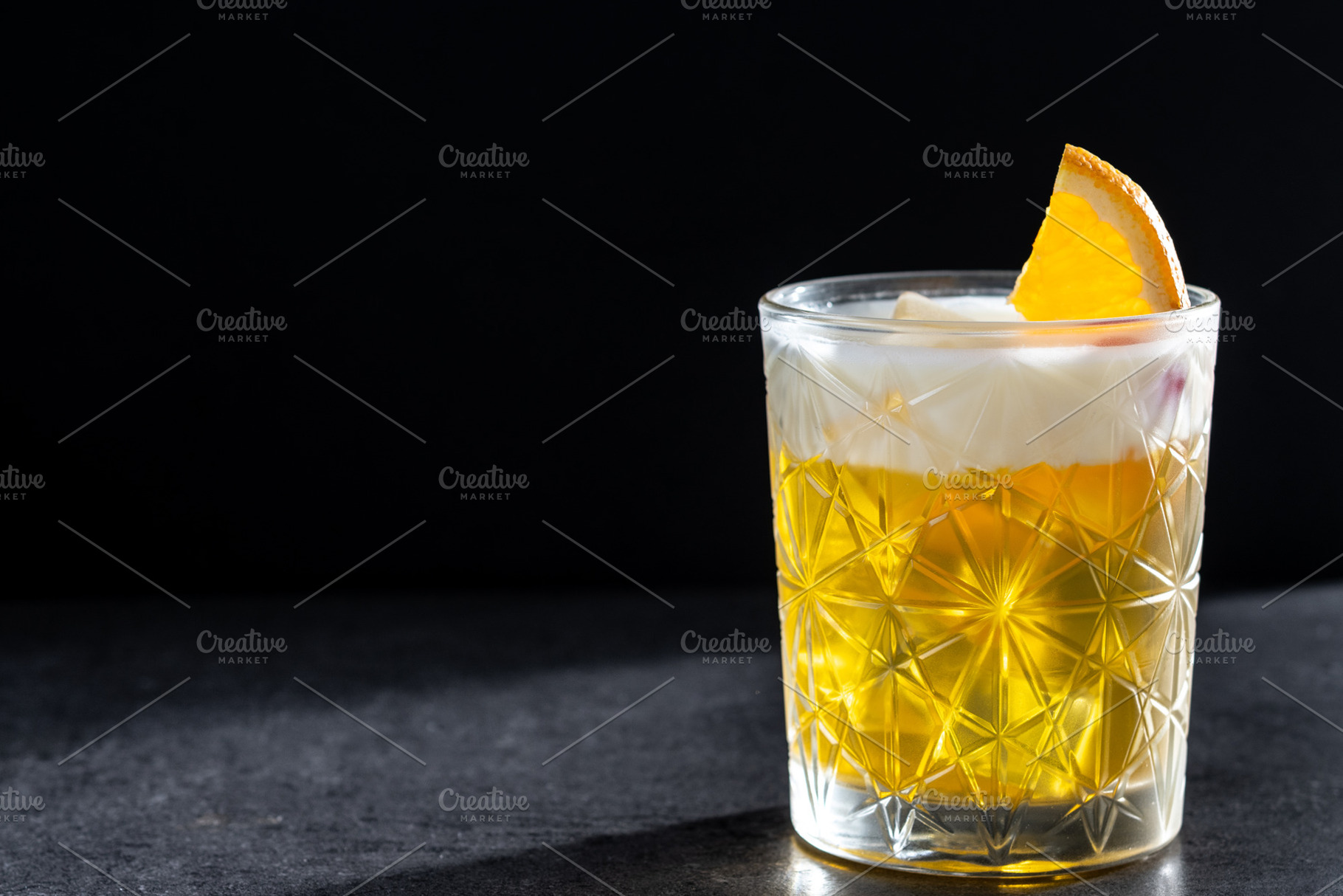 Classic cocktail whiskey sour, a Food & Drink Photo by etorres69