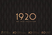 1920 Art Deco Seamless Patterns, a Pattern Graphic by The Paper Town (Thumbnail 1 of 15)