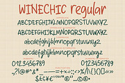 WineChic | Handwriting font | Extras, a Handwritten Font by AnMark (Thumbnail 4 of 10)
