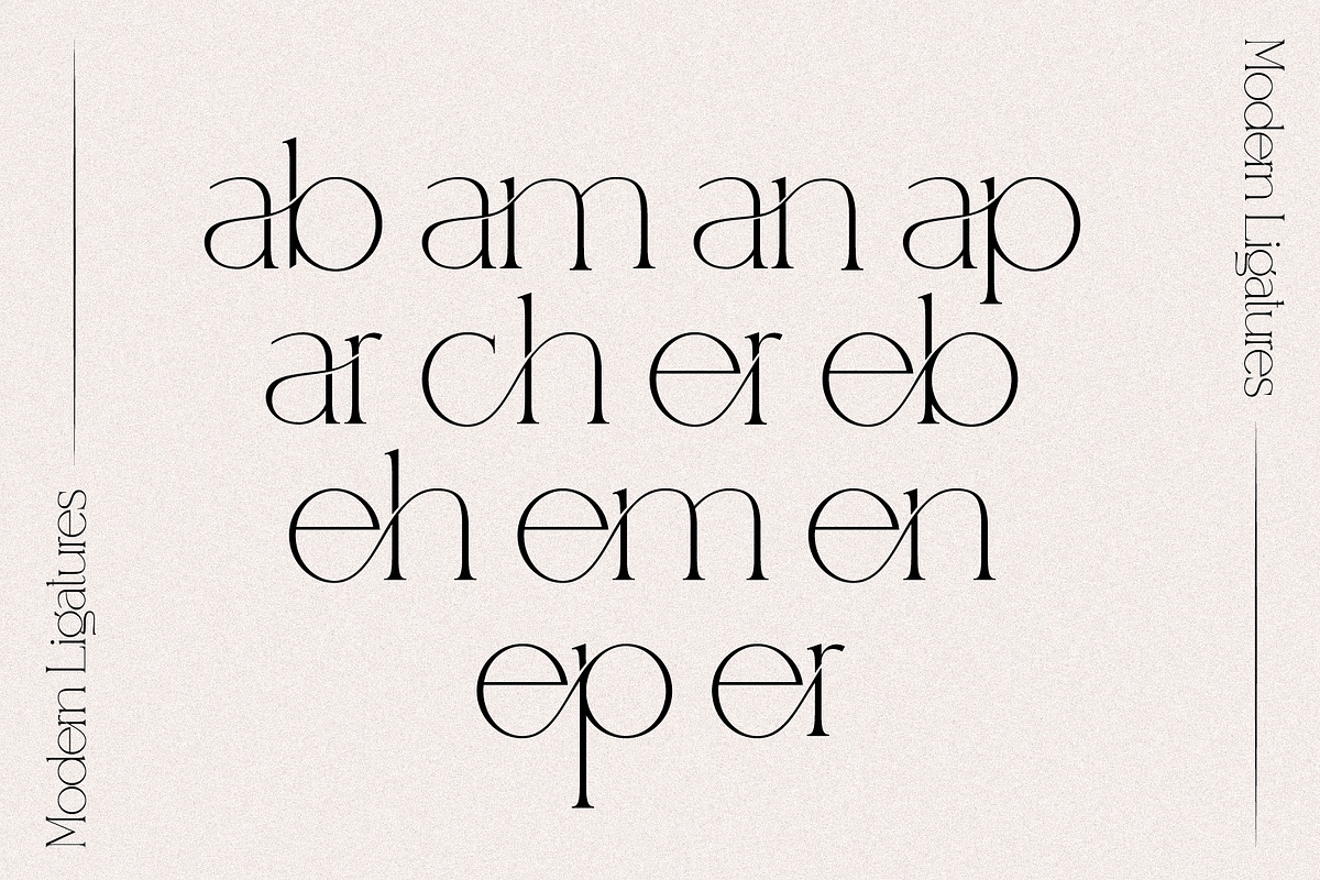 Enigma A Classy Ligatured Serif, a Serif Font by Prestige Artsy Studio (Photo 5 of 10)