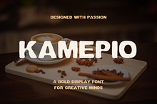 Kamepio -Bold Display Font