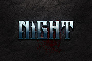 Halloween/Horror Styles - 3 Variants, a Layer Style Add-On by survivor (Thumbnail 2 of 3)