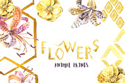 -20% Wild Dreams Watercolor Set, an Animal Illustration by Cat In Colour (Thumbnail 3 of 6)