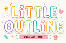 Little Outline Font