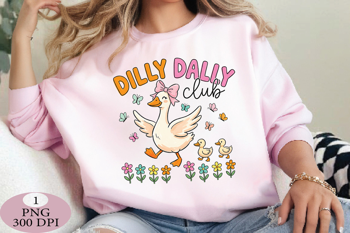 Dilly Dally Duck PNG, an Illustration by Daily.Designs (Photo 4 of 5)