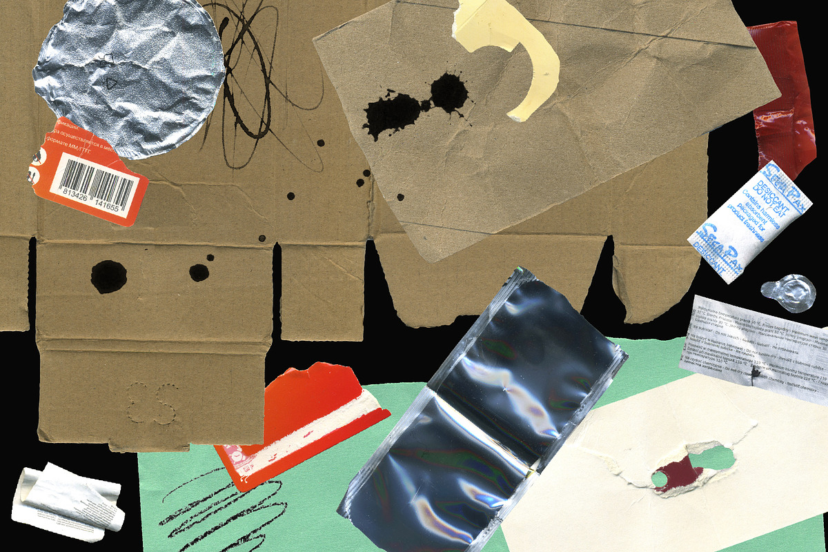 Paper Collage and Scribbles Elements, a Graphic by LarysaZabrotskaya (Photo 15 of 24)