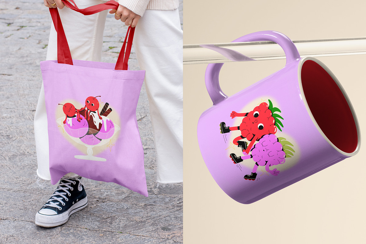 Juicy Love: fun vector illustrations, a Decorative Illustration by marmarina (Photo 7 of 10)