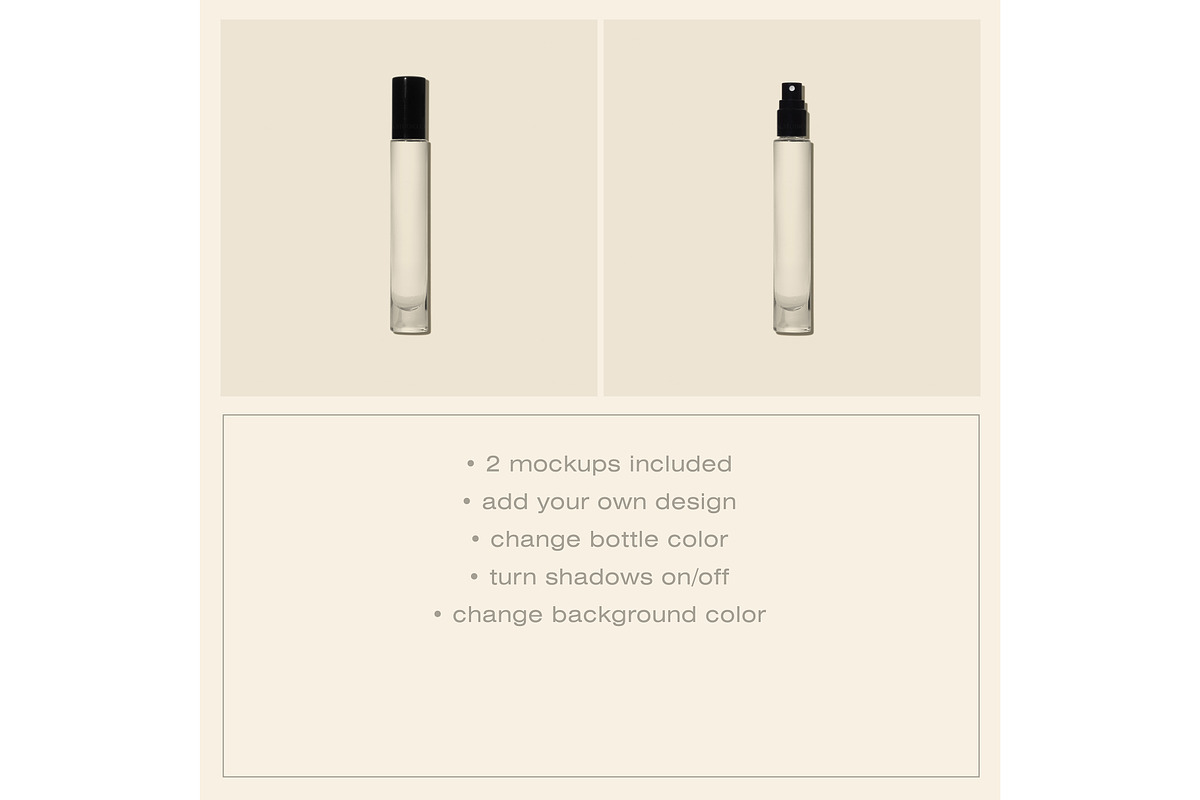 Perfume Bottle Mockup, a Packaging Mockup by Copal (Photo 2 of 20)