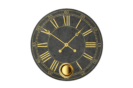 Large Wall Clock, an Object 3D Model by CGAxis