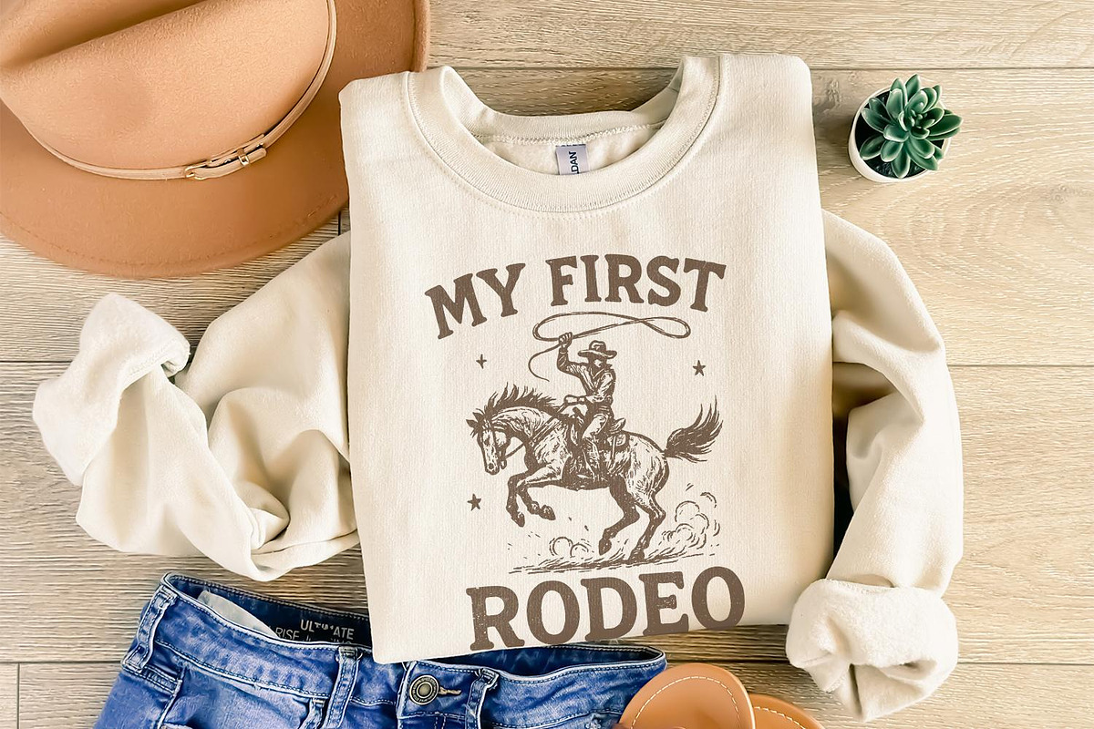 My First Rodeo PNG, Western Cowboy, an Illustration by SharpMarketplace