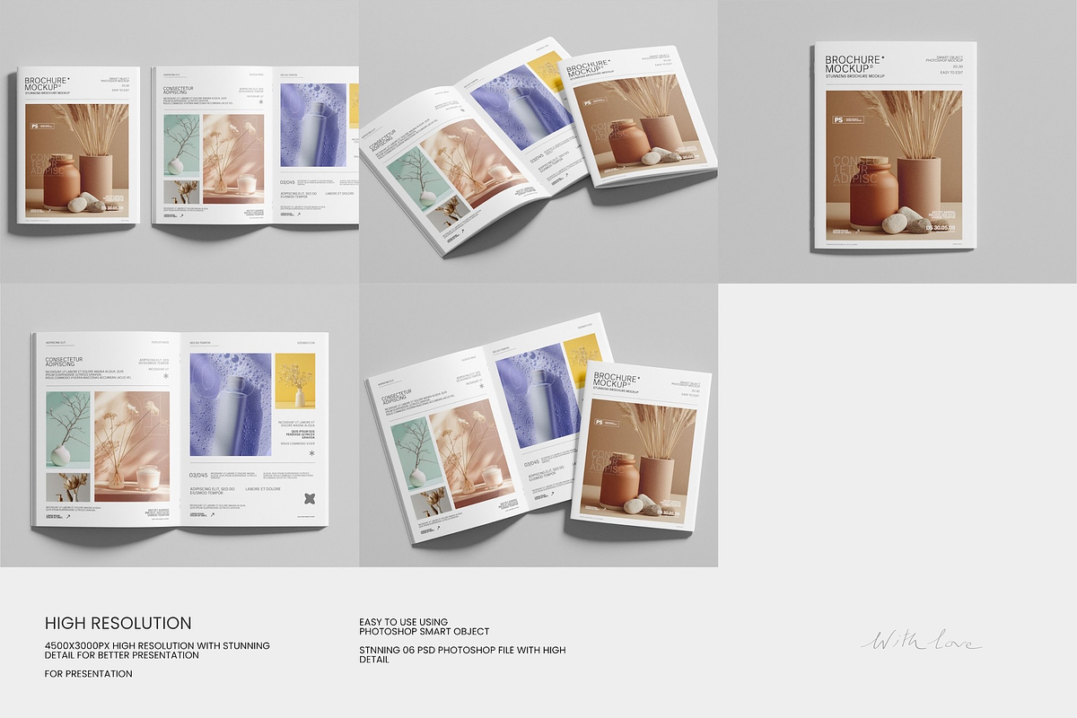 FOLIO / US Letter Brochure Mockup, a Books & Magazine Mockup by Toasin Studio (Photo 2 of 8)