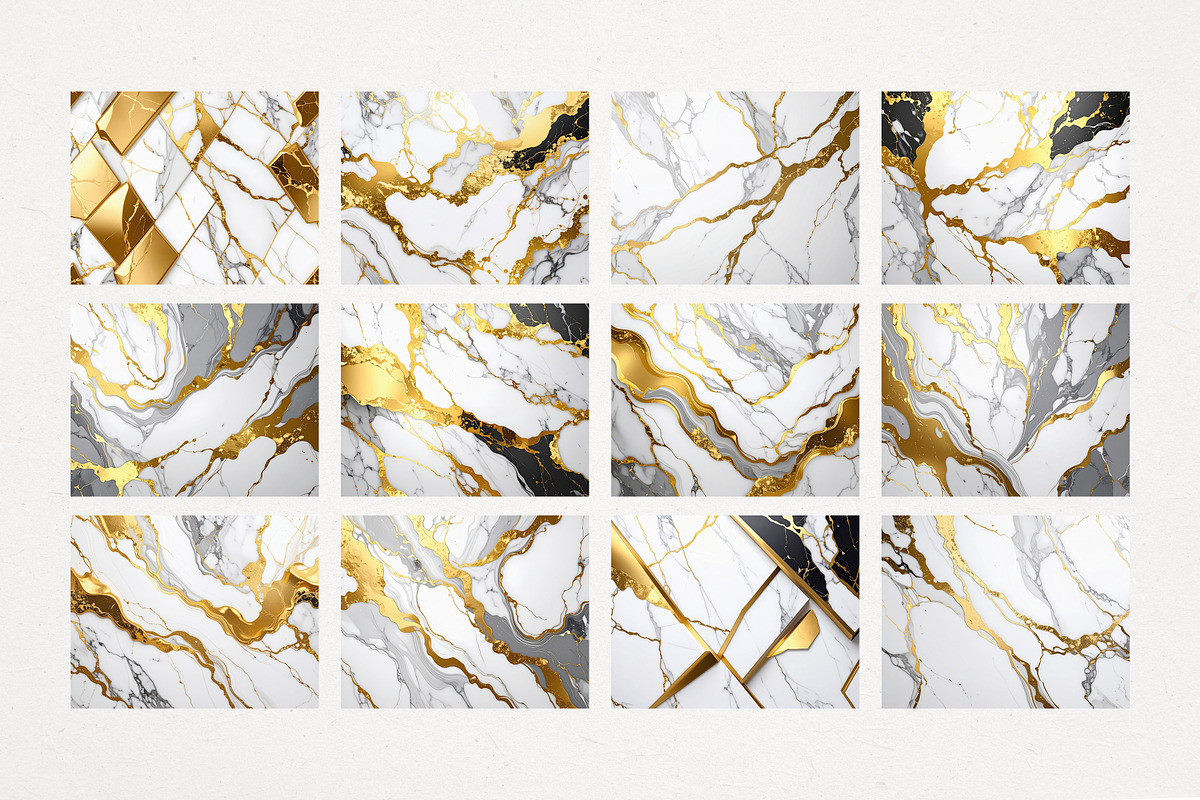 Gold Marble Texture, a Texture Graphic by B/B STUDIO (Photo 2 of 3)