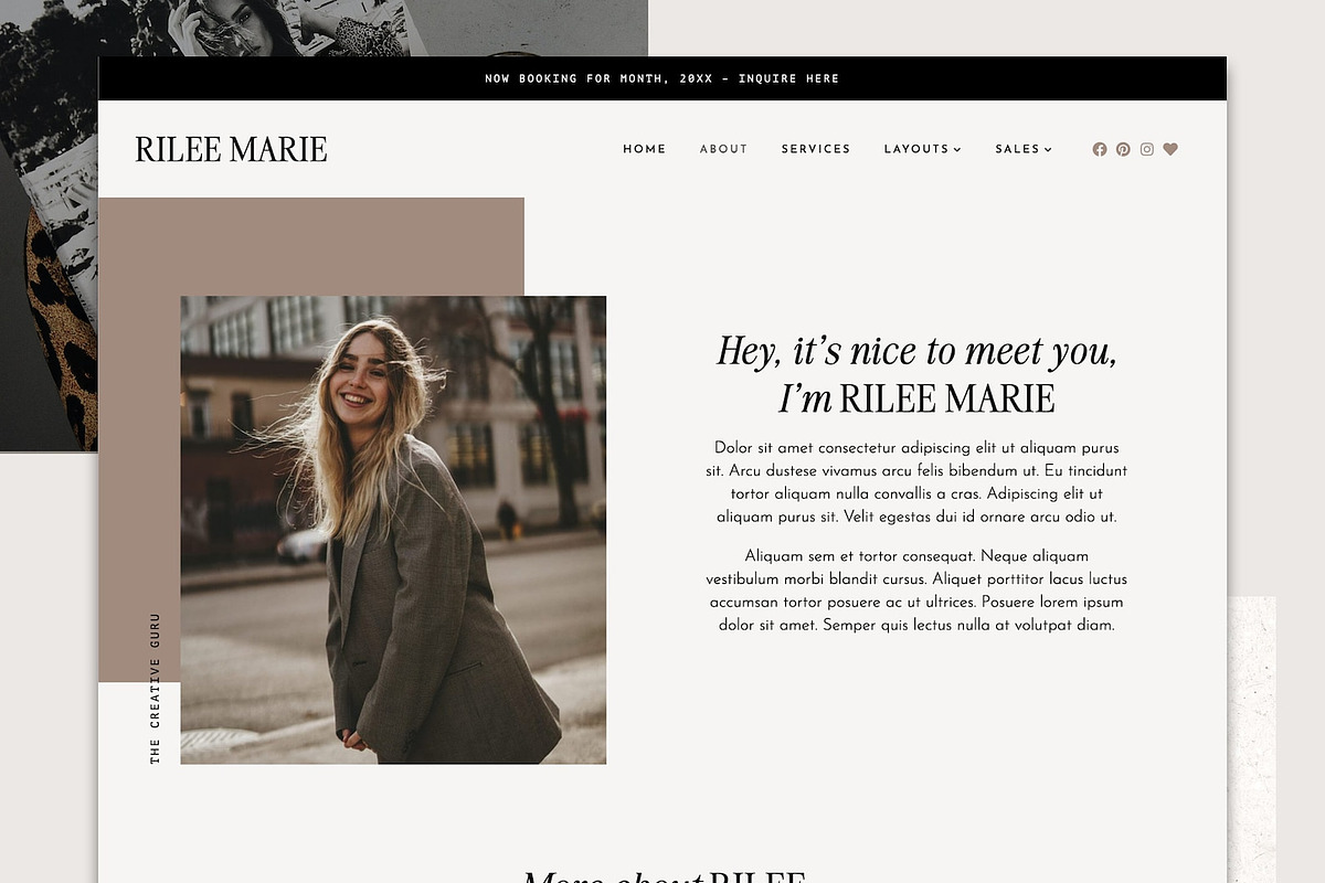 Rilee With Elementor Pro preview 2