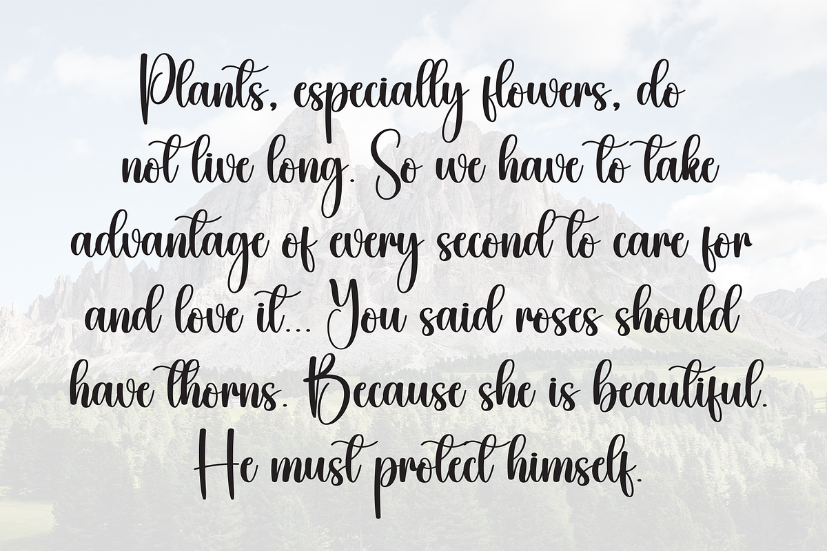Butterfly | Script Font, a Handwritten Font by Scratchones (Photo 6 of 8)