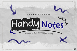Handy Notes Handwritten Font