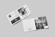 Square Brochure Mockup, a Mockup by DxSLEX (Thumbnail 4 of 5)