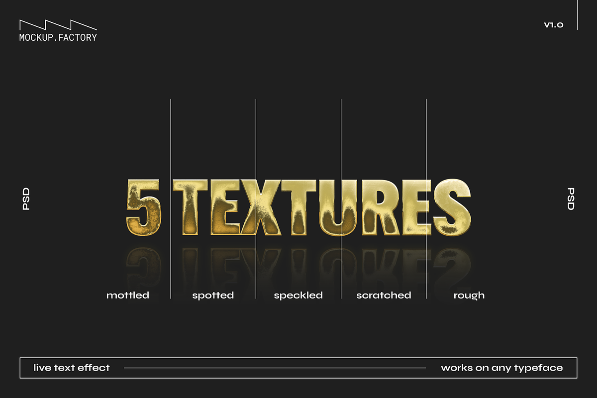 Gold | Live Type & Vector Effect, an Object Graphic by Mockup.Factory (Photo 4 of 7)