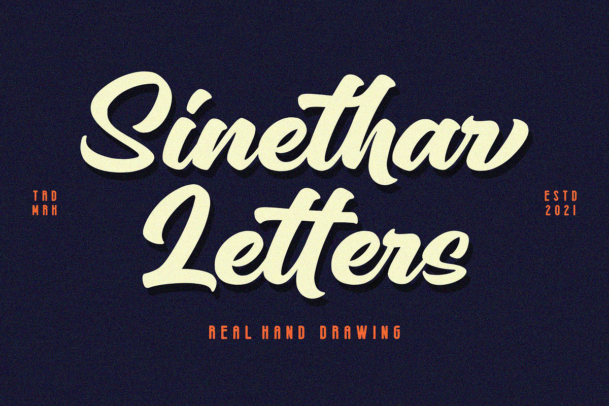 Sinethar - Bold Script, a Script Font by HanzelSpace Studio (Photo 3 of 5)