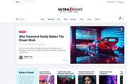 Ultranews - Magazine HTML Template, a HTML Template by AliThemes (Thumbnail 2 of 4)