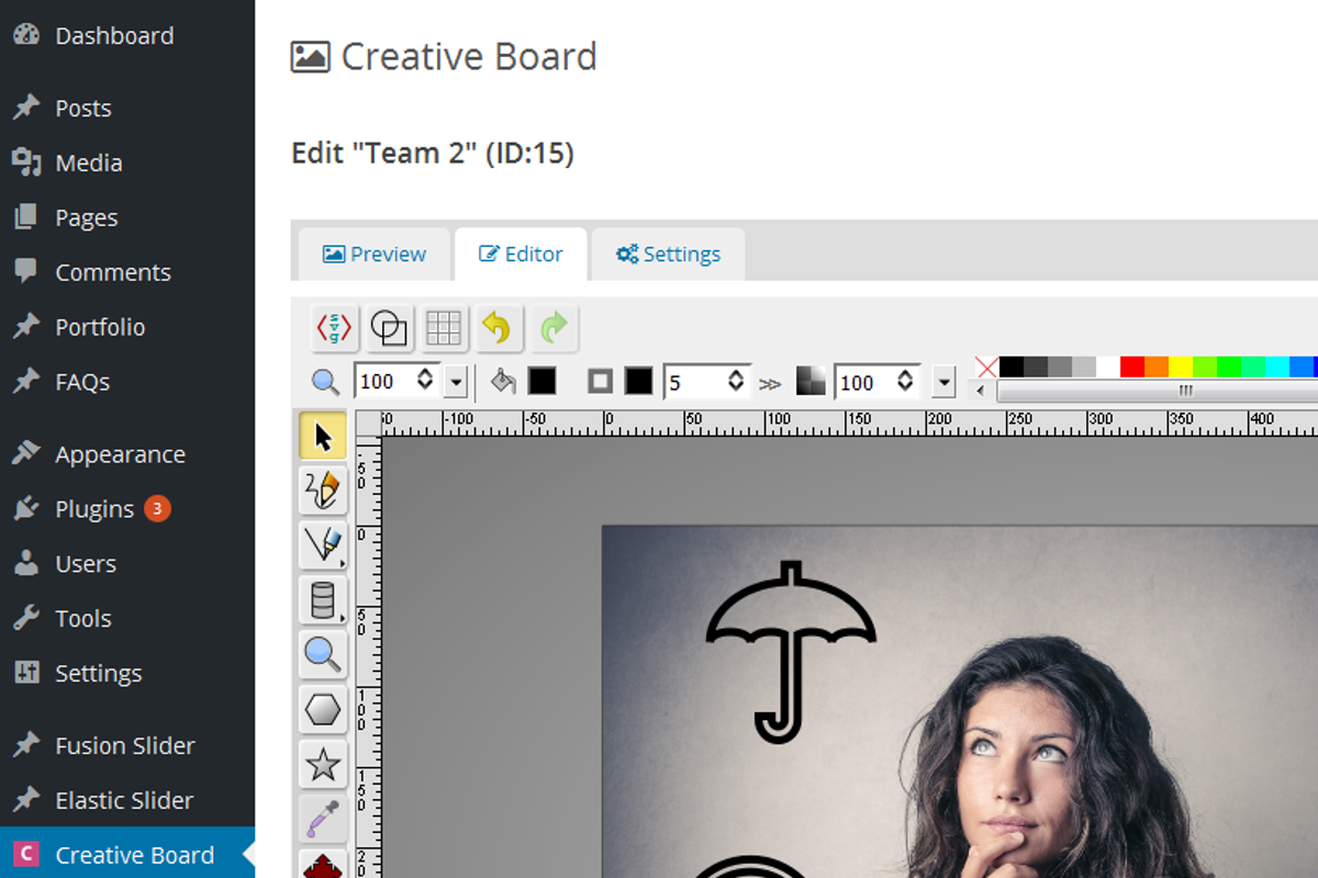Creative Board - Drawing SVG Plugin, a WordPress Template by WPICODE (Photo 8 of 10)