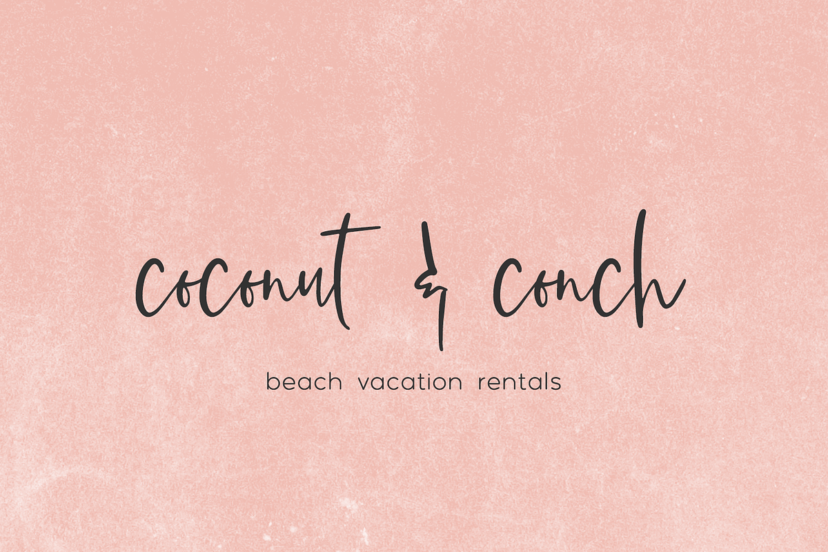 Beach Town - Handwritten Font, a Script Font by Beck McCormick (Photo 5 of 11)