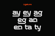 Moganty - Condensed Font, a Sans Serif Font by Iqsiart Studio (Thumbnail 3 of 7)