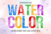 Watercolor Font family, a Font by Font Craft Studio (Thumbnail 1 of 9)