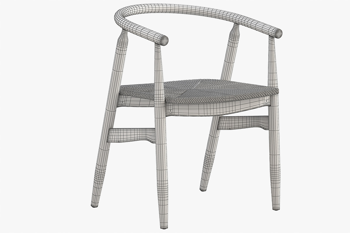 Joybird Rayne Dining Chair 2 options, a Furniture 3D Model by 3dmitruk (Photo 22 of 24)