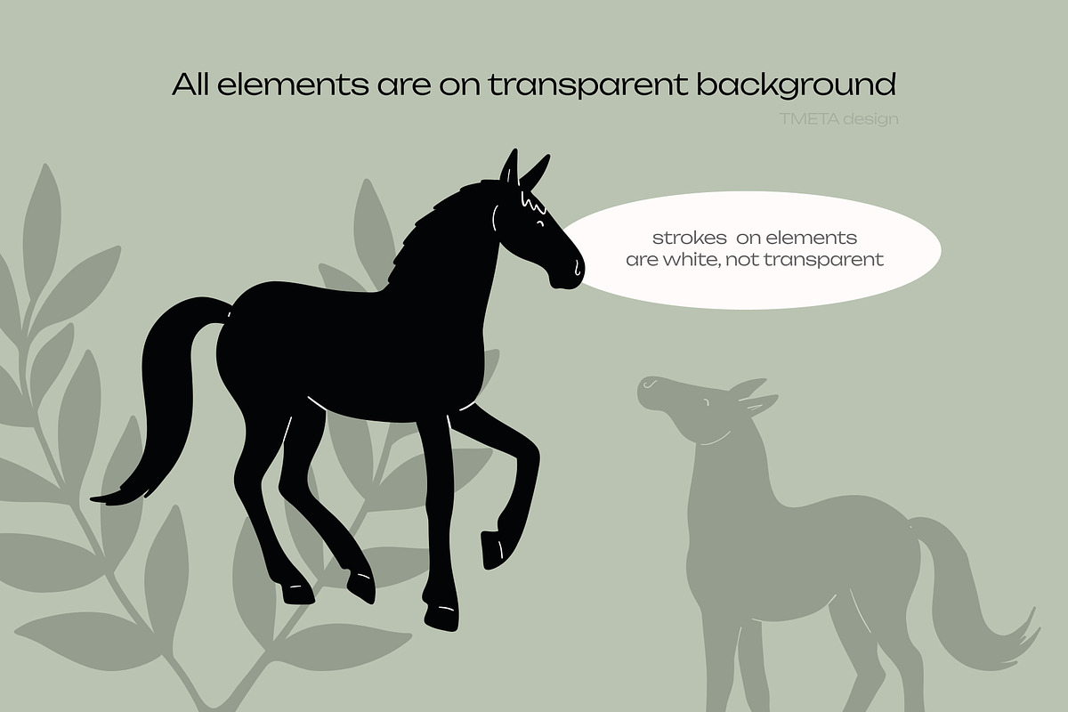 Noble Equine | Elegant Branding Pack, an Animal Illustration by TMETA design (Photo 3 of 14)
