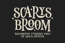Scarys Broom - Halloween Font
