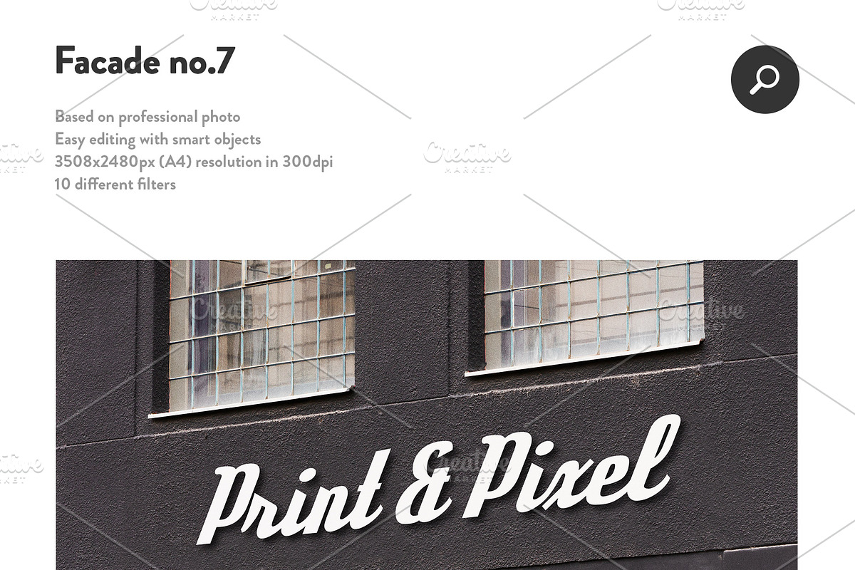 50 sign facade signboard logo mock, a Product Mockup by PrintPixel (Photo 9 of 53)