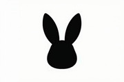 Cute Bunny Head Silhouette Set, an Illustration by BIPLOB EXPERT (Thumbnail 4 of 7)