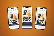 International Cat Day Flyer Set, a Flyer Template by The Good Store (Thumbnail 2 of 2)