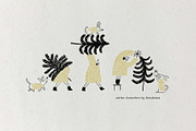 Winter Characters, a Seasonal Illustration by Annakniaz (Thumbnail 8 of 13)