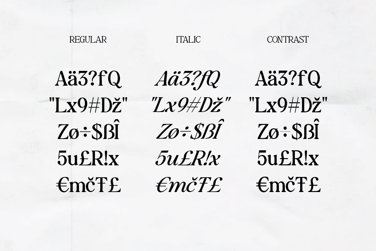 Baskerville Display Pro, a Serif Font by Positive TypeFoundry (Photo 16 of 23)